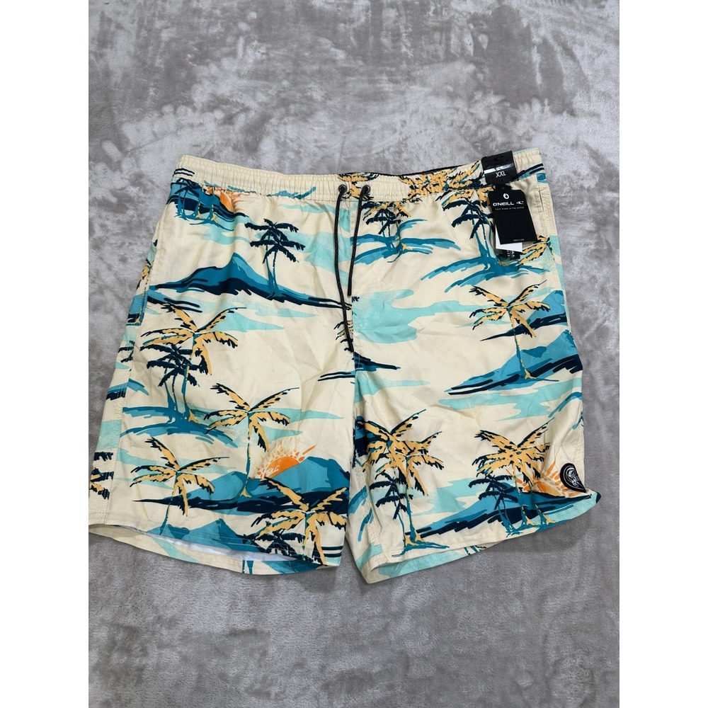 O'Neill‎ Cruzers Cabana Volley Shorts Mens Size XXL Crisp Graphics New With Tags